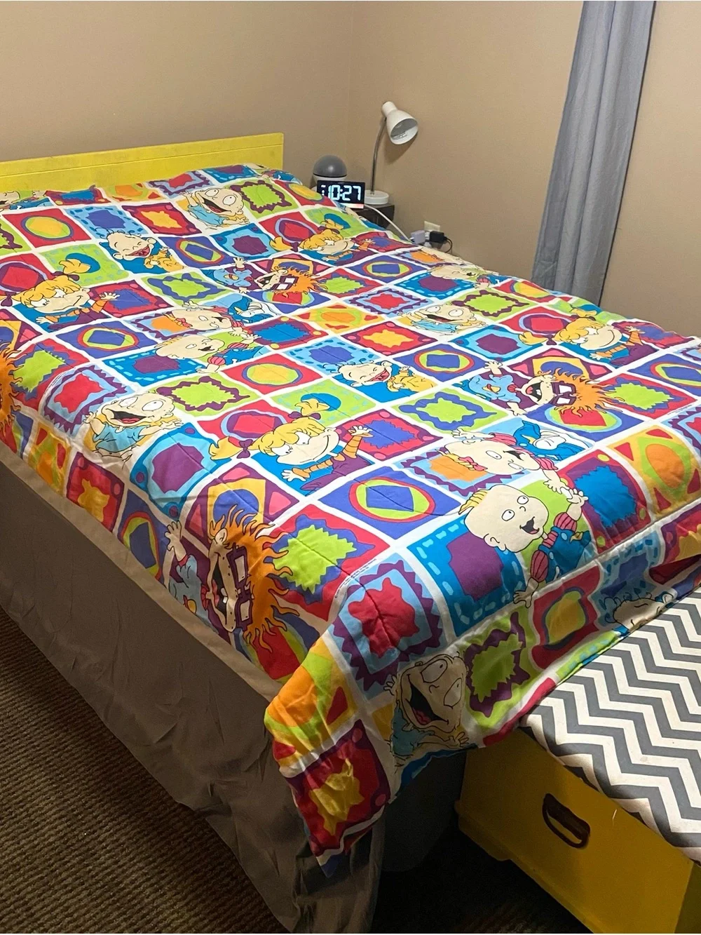 Vintage 90’s Rugrats Twin Size Reversible Comforter